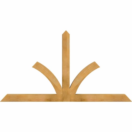 Ekena Millwork Richland Rough Sawn Timber Gable Bracket, Western Red Cedar, 72"W x 39"H x 4"D x 4"F, 13/12 Pitch GBW072X39X0404RIC00RWR